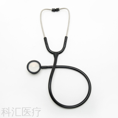 Teaching Stethoscope Adult Medical Double-Sided Double-Headed Single Tube Stainless Steel Stethoscope 