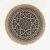 INS Style Simple Tableware Mat Home round Woven Mat Restaurant Retro Jute Decorative Pad Shooting Props Coaster