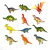 Low Price Supply Simulation Plastic Animal Dinosaur Model Sand Table Decoration Science and Education Children's Cognitive Toys Other Accessories