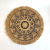 INS Style Simple Tableware Mat Home round Woven Mat Restaurant Retro Jute Decorative Pad Shooting Props Coaster