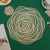 Lover Limited Rose Shape PVC Hollow Placemat Christmas Party Dining Table Cushion Coaster