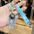 New Colorful Spaceman Keychain Creative Gift Transparent Astronaut Key Ring Astronaut Pendant Wholesale