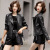 Korean Style Loose Small Pu Short Leather Jacket Women's 2022 Spring and Autumn New Korean Style Elegant Jacket Motorcycle Top