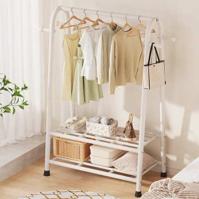 Clothes Hanger Household Floor Bedroom Clothes Storage Storage Rack Simple Coat Rack Floor Single Pole Hanging Clothes Hanger