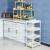 Multi-Layer Kitchen Storage Rack Vegetable Basket Bathroom Bathroom Washing Machine Storage Rack Floor Gap Snack Trolley