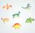 Factory Direct Sales Simulation Plastic Animal 6 Dinosaur Model Sand Table Decoration Children's Science and Education Cognition Other Accessories