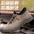 New Labor Protection Shoes Men's Anti-Smashing and Anti-Penetration Genuine Leather Wear-Resisting Fireproof Flower Steel Toe Construction Site Soft Bottom Welder Shoes