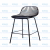 Bar Stool High Stool Northern European Modern Minimalist Bar Chair Home Backrest Bar Stool Outdoor Casual Hollow Chair