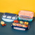 Separate Independent Sealed Anti-Odor Plastic Lunch Box Student Office Worker Lunch Box Fast Food Picnic Lunch Box