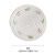 Ins Wind Insulation Potholder Woven Cotton String Placemat Creative Printing Coaster round Household Bowl Placemat Shooting Mat