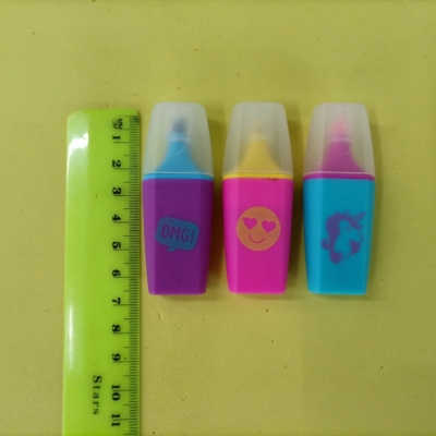 3 PCs PVC Pack Color Fluorescent Pen