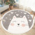 Cross-Border Thickened Cashmere Cartoon round Carpet Princess Children's Room Bedroom Bedside Blanket Hanging Basket Computer Chair Cushion