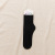 Summer Solid Color Velvet Women's Thin Stockings Japanese Style Loose Socks Mid-Calf Jacquard Ice Socks Curling Socks