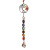 7 Colored Stone Seven Colors Crystal Stone Hand-Woven Pendant Natural Stone Lucky Tree Car Hanging Yoga Ornament