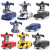 Children's Toy Inertia Impact Transformation Robot Car Model Small Toy Supply Wholesale Cross-Border E-Commerce Toy