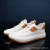 Men's Shoes 2022 Summer New White Shoes Men's Leather Shoes Trendy All-Match Shoes Men's Lightweight Sports Casual Borad Shoes