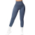 New Cross-Border European and American Seamless Knitted Thread Peach Hip V Waist Yoga Pants High Elastic Sports Running Fitness Pants