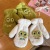 Korean Style Soft Girl Cute Green Cartoon Frog Gloves Winter Women's Outdoor Riding Warm Gloves Plush Halter