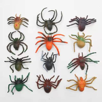 Low Price Supply Simulation Spider Simulation Insect Ordinary Toy Keychain Pendant Plastic Insect