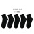 Socks Women's Mid-Calf Length Sock Autumn and Winter Sports All-Match Pure Cotton Socks New Black and White Factory in Stock Wholesale