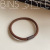 New Brown Color Houndstooth Pattern Hair Band Base Base Rubber Band Elastic Hair Tie Hair Rope