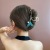 Blue Pearl Fishtail Barrettes Back Head Female Summer Large Size Shark Clip High-Grade Metal Grip Headdress Hairpin