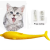 Catnip Fish Amazon Trending on TikTok Same Cat Bite Teeth Cleaning Molar Toy Catnip Silicone Fish