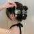 Elegant Pearl Camellia Grip Women's Back Head High-Grade Large Shark Clip New Updo Hair Clip Headdress