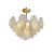 French Entry Lux Crystal Pearl Chandelier Italian Cream Living Room Dining Room Bedroom Room Romantic New Glass Lamps