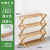 Shoe Rack Folding Multi-Layer Simple Household Economical Shelf Dormitory Door Storage Rack Installation-Free Bamboo Shoe Cabinet