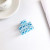 Chessboard Plaid Korean Retro Elegant Plaid Square Grip Small Versatile Acrylic Updo Hairpin Shark Clip