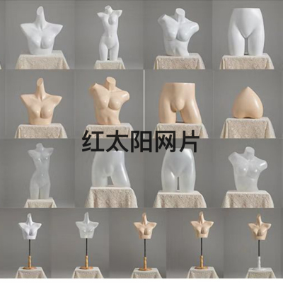 Underwear Mannequin Female Male Half Body Bra Panties Plastic Fake Body Window Display Stand Bra Model