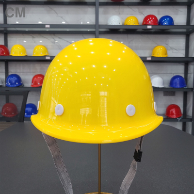 New National Standard Thickened Helmet Fiberglass Construction Site Leader Helmet Breathable Helmet Labor Protection Construction Cap