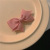 Pink, Tender and Super Sweet! White Pink Bow Barrettes Cute Soft Girl Spring New Side Clip Hair Accessories