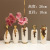 Nordic Light Luxury and Simplicity Creative Electroplated Gold Ceramic Vase Decoration Living Room Desktop Entrance Soft Outfit Decorations