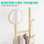 Simple Home Dressing Mirror Clothes Rack Integrated Stand Full-Length Mirror Mobile Floor Mirror Bedroom Wardrobe Mirror Full-Length Mirror