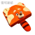 Cross-Border Cartoon Animal Hooded Cape Blanket Raccoon Red Panda Flannel Blanket Children Nap Blanket Gift