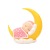 Cake Decoration DIY Sleep Warmer Moon Plug-in Children's Birthday Party Decorations Doll Microview Ornaments