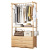 Coat Rack Floor Simple Bedroom Hanger Simple Modern Solid Wood Clothes Storage Shelf Cabinet Drawer Hanger