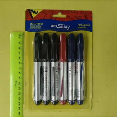 2004 6 Suction Cards Marking Pen