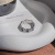 Korean Style Niche Hip Hop Retro Ring Female Cold Style Minimalist Design Open Silver Ring Jewelry Wholesale