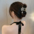 Elegant Pearl Camellia Grip Women's Back Head High-Grade Large Shark Clip New Updo Hair Clip Headdress