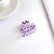 Chessboard Plaid Korean Retro Elegant Plaid Square Grip Small Versatile Acrylic Updo Hairpin Shark Clip