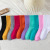 Women's Long Socks Autumn and Winter Sports All-Match Solid Color Striped Minimalist Breathable Korean Cotton Socks Wholesale Delivery