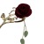 Summer Silver Rose Barrettes Back Head Female Temperament Word Hairpin Shark Clip High Sense Internet-Famous Hair Clip