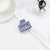 Chessboard Plaid Korean Retro Elegant Plaid Square Grip Small Versatile Acrylic Updo Hairpin Shark Clip