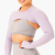 Spot Autumn and Winter New Long-Sleeved Sports Top Women's Sexy Cutout Tight Seamless Yoga Clothes Fake Two Pieces Workout Clothes