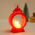 Cross-Border New Product Retro Candlestick Lighting LED Electronic Candle Light Small Night Lamp European round Hand Storm Lantern Ornaments