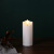 Scene Setting Props Glossy Bullet Electric Candle Lamp Remote Control Electronic Simulation Plastic Candle Wholesale