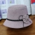 Old Hat Women's Spring and Autumn Hat Fashion Bucket Hat Western Style Grandma Hat Thin Bow Fisherman Hat